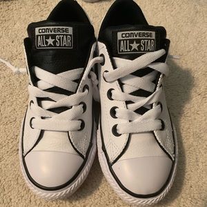 NEW! Boys leather Converse